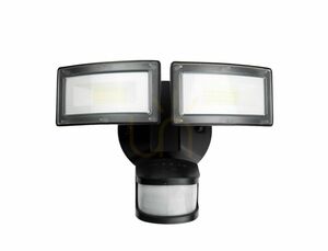 Kültéri LED reflektor SU-MA Duo fekete 36 W 4000 K IP54 mozgásérzékelővel 6556-PIR small 1