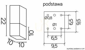 Kültéri mennyezeti lámpa SU-MA Cube Max ezüst alumínium IP44 E27 CB-MAX S AL small 2