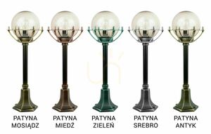Kültéri állólámpa SU-MA KULE fekete-patina 72 cm K 5002/3/KPO small 8