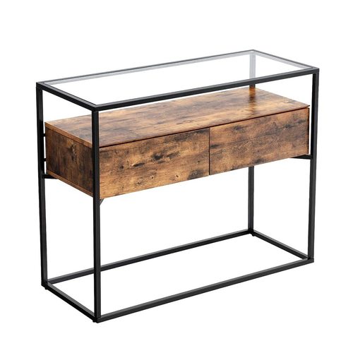 Jelölje be Loft konzol rusztikus barna LNT11BX