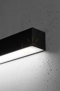 PINNE 118 fekete LED fali lámpa 28 W 4000 K Thoro small 4