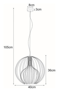 Függő lámpa K-3405 fekete a TORI sorozatból 1 Függő lámpa K-3405 fekete a TORI sorozatból small 1