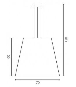 Ramko BELL 70 LED mennyezeti lámpa 3 égős E27 15W 120cm 67559 small 2