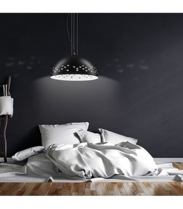 Függőlámpa Ramko BLUM fekete 3 égős LED E27 50 cm 66756 small 1