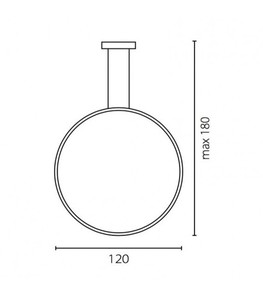 Csillár Ramko Echo Vertical 120 LED 45W 3000K 2120lm 67952 small 3