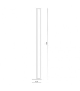 Állólámpa Ramko EDO 40W LED 3000K 160cm 67754 small 2