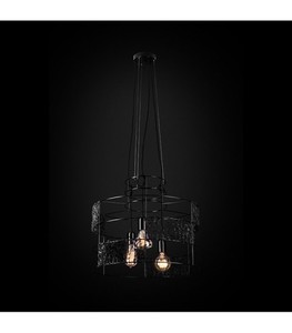 Mennyezeti függőlámpa Ramko LANA fekete 3x E27 LED 15W 67794 small 0