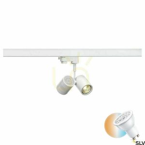 Sínes spotlámpa SLV BIMA II 2xGU10 fehér 3 fázisú 152231 0 Sínes spotlámpa SLV BIMA II 2xGU10 fehér 3 fázisú 152231 small 0