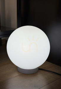 Kerti gömb lámpa Lunares Luna Ball 25 cm átlátszó E27 LED IP44 LB25T small 8