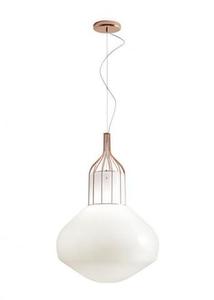 Függesztett lámpa Fabbian Aérostat 43cm - fényes réz - F27A13 41 small 0