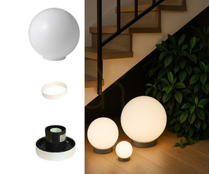 LUNA BALLS kerti gömbkészlet 20/30/40 cm – LED E27, UV-álló small 13