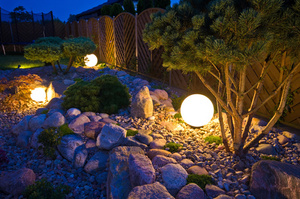 LUNA BALLS kerti gömbkészlet 20/30/40 cm – LED E27, UV-álló small 2