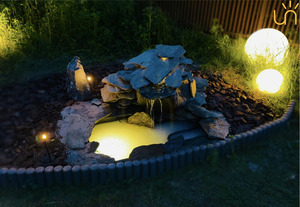 LUNA BALLS kerti gömbkészlet 20/30/40 cm – LED E27, UV-álló small 8