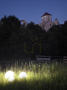 LUNA BALLS kerti gömbkészlet 20/30/40 cm – LED E27, UV-álló small 10
