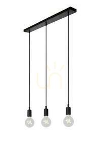 Lucide FIX függőlámpa, fekete, 3×E27, 75 cm, 08408/03/30 small 3