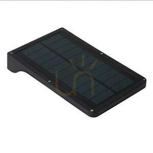 Lucide BASIC napelemes kültéri fali lámpa fekete LED 3W 380lm 2700K IP44 mozgásérzékelővel 22862/04/30 small 3