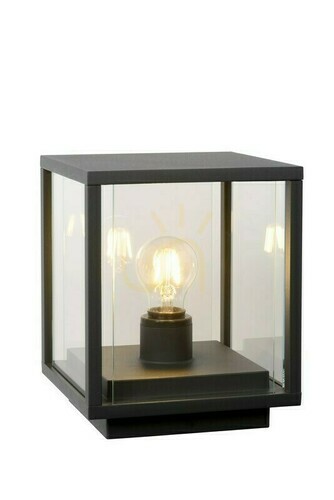Jelölje be Kültéri állólámpa Lucide CLAIRE antracit IP54 E27 vintage 27883/25/30