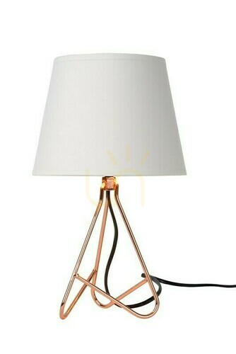 Jelölje be Lucide GITTA réz asztali lámpa E14 40W 30 cm