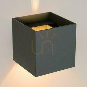 Lucide XIO szürke LED fali lámpa G9 4W 380lm modern 9,7 cm small 3