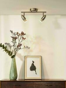 Lucide CARO-LED 2xGU10 LED spotlámpa ezüst plafond small 2
