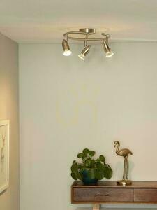 Mennyezeti spotlámpa Lucide CARO-LED szatén króm 3xGU10 3x5W 2700K Ø31 cm 13955/14/12 small 2