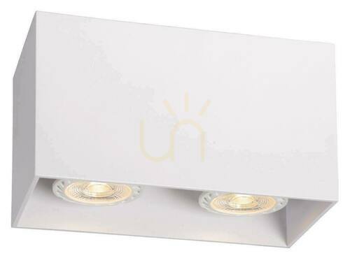 Jelölje be Lucide BODI fehér LED mennyezeti lámpa GU10 2x50W CCT IP20 hozzá alakítható