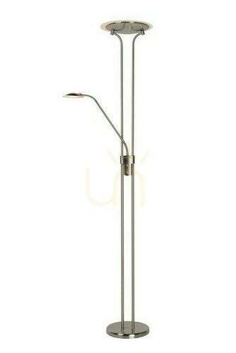 Jelölje be Lucide CHAMPION-LED ezüst LED állólámpa dimmerrel 180 cm