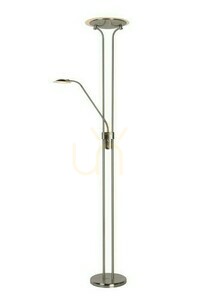 Lucide CHAMPION-LED ezüst LED állólámpa dimmerrel 180 cm small 0