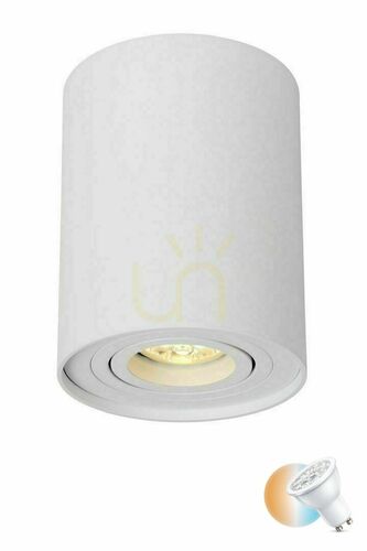 Jelölje be Mennyezeti spotlámpa Lucide Tube 22952/01/31 fehér alumínium GU10 CCT 50W