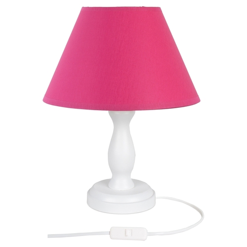 Jelölje be Hellux Stefi1 4102122 rózsaszín asztali lámpa E14 28 cm