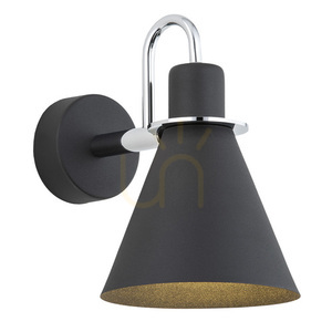Fali lámpa ARGON Beverly fekete krómozott E27 1x1W 4709 small 0