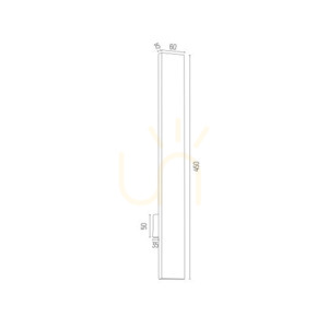 LED fali lámpa ARGON Freemont szálcsiszolt sárgaréz 4724 small 3