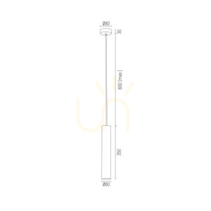 Függőlámpa ARGON GOMERA PLUS sárgaréz fekete GU10 4755 small 4