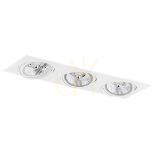 Süllyesztett lámpatest ARGON OLIMP PLUS fehér struktúra 3xGU10 6115 BZ small 1