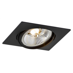 Süllyesztett lámpatest Argon Olimp Plus fekete GU10 170x170 mm 4746 BZ small 0