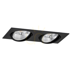 Süllyesztett lámpatest Argon Olimp Plus fekete GU10 2x1W 1047 BZ small 1