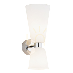 Fali lámpa Argon RENO opál matt króm 2xE14 SKU 1033 small 0