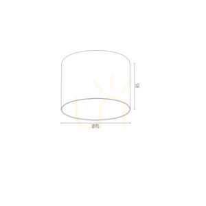 Plafonlámpa ARGON CLEVLAND fehér GU10 1x1W 4692 BZ small 2