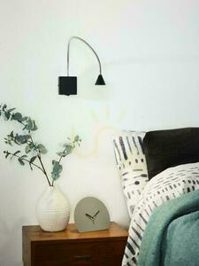 Lucide BUDDY fekete fali lámpa LED 3W 4000K 300lm IP20 small 2