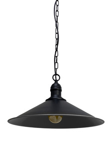Függesztett padláslámpa Jet Black E27 60W, modern lámpa a sziget felett small 3