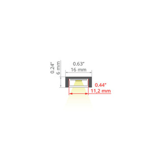 LED profil 16mm MICRO-PLUS Ezüst eloxált e6-k1 1m 3 LED profil 16mm MICRO-PLUS Ezüst eloxált e6-k1 1m small 3