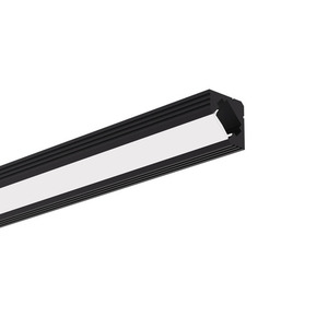 LED szögprofil fekete 45-ALU eloxált e6-k7 2m small 0