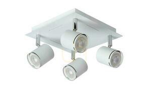 Spotlámpa Lucide Rilou 4xGU10 fehér ezüst plafon 26994/20/31 small 1