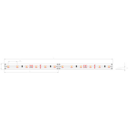 Jelölje be LED szalag K-40-1210-24V 4,8W / m