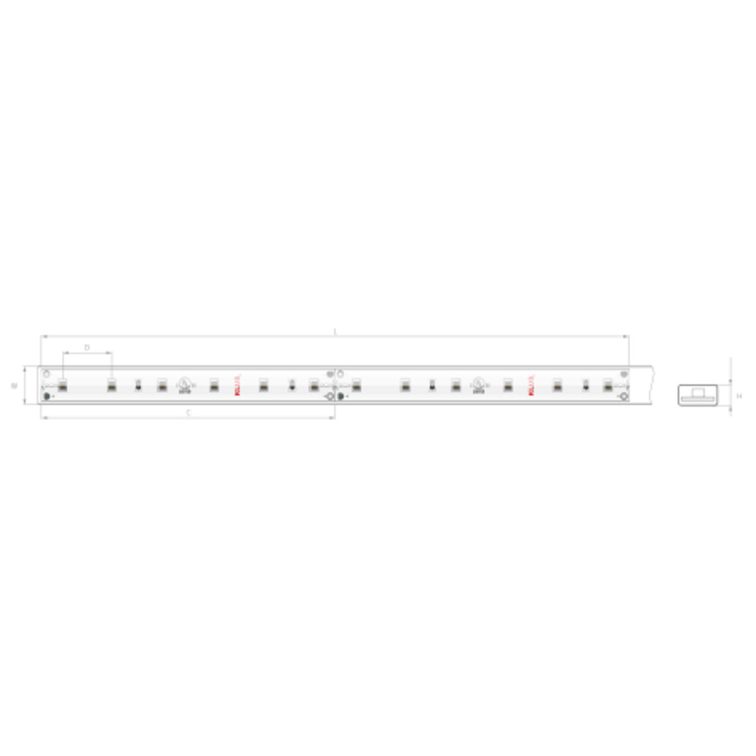 Jelölje be LED szalag WP-K-30-1210-24V 4,8W / m LED szalag WP-K-30-1210-24V 4,8W / m