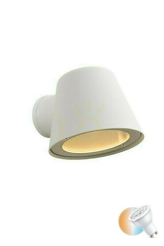 Jelölje be Kültéri fali lámpa Lucide Dingo fehér LED GU10 IP44 14881/05/31