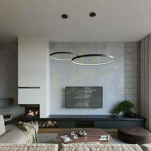 RIO 110 csillár, fekete, LED 4000K - Thoro small 18