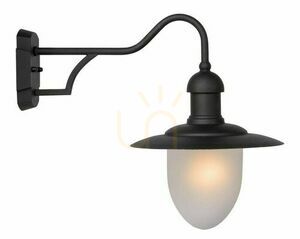 Kültéri fali lámpa Lucide Aruba fekete IP44 E27 11871/01/30 small 0