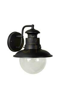Kültéri fali lámpa Lucide FIGO fekete alumínium IP44 E27 retro vintage 11811/01/30 small 1