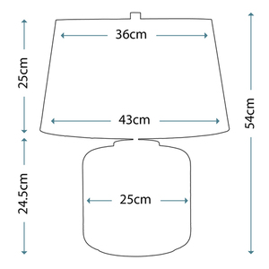 Columbus 1 Light asztali lámpa Elstead small 4